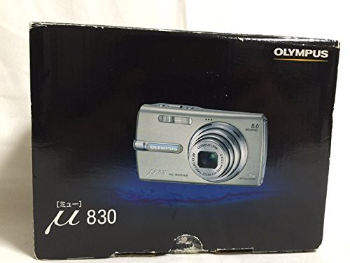 【中古】 OLYMPUS デジタルカメラ μ830 (ミュー) シャンパンシルバー μ830SLV