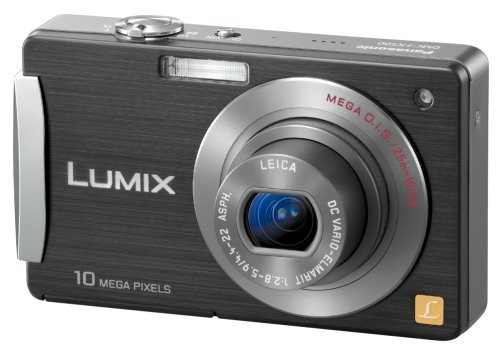 【中古】 パナソニック デジタルカメラ LUMIX (ルミックス) ギャラクシーブラック DMC-FX500-K