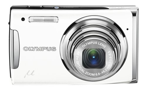 【中古】 ホワイト OLYMPUS デジタルカメラ μ1060 (ミュー) ホワイト μ1060 WHT