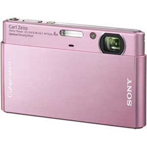 中古】 ピンク SONY デジタルカメラ Cyber-Shot(サイバーショット) T77 