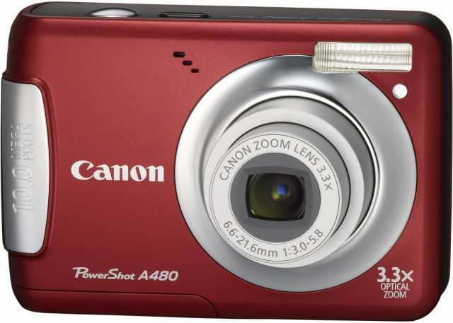 【中古】 レッド Canon デジタルカメラ PowerShot (パワーショット) A480 レッド PSA480(RE)