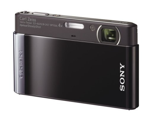 【中古】 ブラック SONY デジタルカメラ Cyber-Shot(サイバーショット) T90 (1210万画素/光学x4/デジタルx8/ブラック) DSC-T90/B