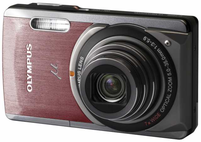 【中古】 レッド OLYMPUS デジタルカメラ μ-7020 レッド μ-7020 RED