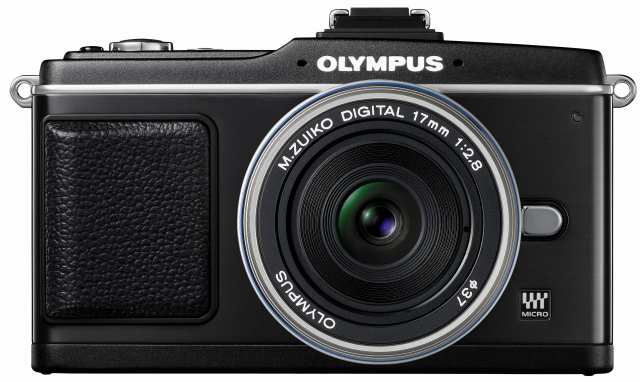 【中古】 ブラック_パンケーキキット OLYMPUS ミラーレス一眼 PEN E-P2 パンケーキキット ブラック E-P2PKIT-BLK