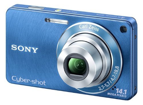 【中古】 ブルー SONY デジタルカメラ Cyber-Shot(サイバーショット) W350 ブルー DSC-W350/L