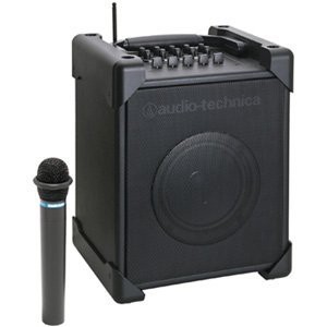 【中古】 audio-technica UHFワイヤレスアンプシステム マイク付属 ATW-SP717M