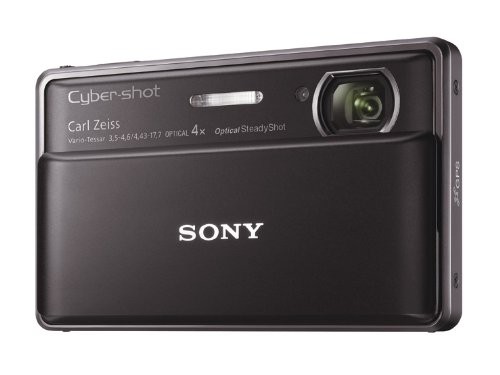 【中古】 ブラック SONY デジタルカメラ Cyber-Shot(サイバーショット) TX100V 1620万画素CMOS 光学ｘ4 ブラック DSC-TX100V/B