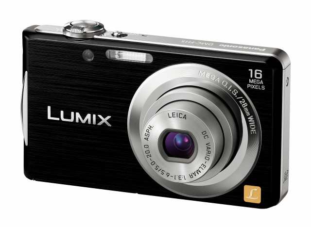 【中古】 ブラック パナソニック デジタルカメラ LUMIX FH5 ブラック DMC-FH5-K