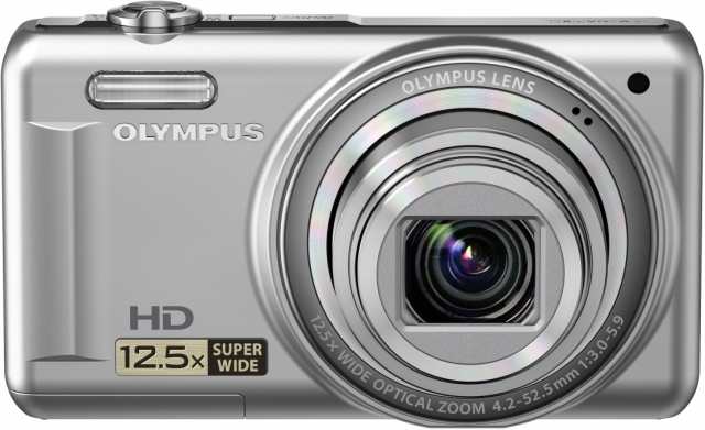 【中古】 シルバー OLYMPUS デジタルカメラ VR-320 シルバー 1400万画素 広角24mm 光学12.5倍ズーム 3.0型液晶 VR-320 SLV