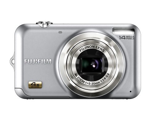 【中古】 FUJIFILM デジタルカメラ FinePix JX180 シルバー 1410万画素 光学4倍ズーム 広角28mm 2.7型液晶 FX-JX180S