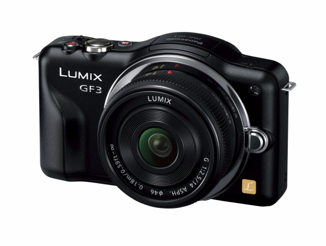 【中古】 エスプリブラック_レンズキット パナソニック ミラーレス一眼カメラ LUMIX GF3 レンズキット エスプリブラック DMC-GF3C-K