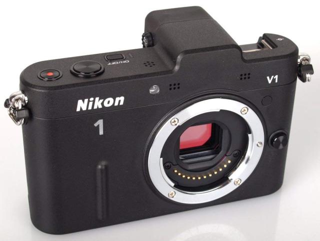 【中古】 ブラック Nikon ミラーレス一眼カメラ Nikon 1 (ニコンワン) V1 (ブイワン) ボディ ブラック N1 V1 BKの通販は