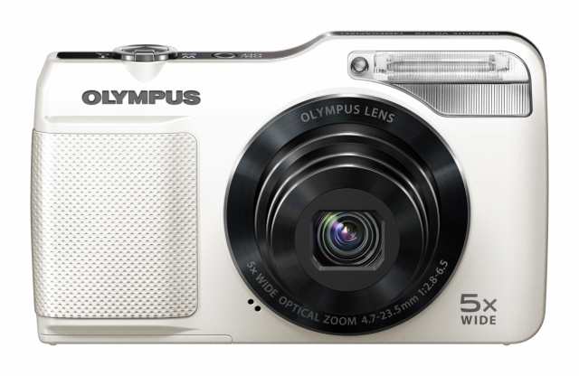 【中古】 ホワイト OLYMPUS デジタルカメラ VG-170 ホワイト 1400万画素 光学5倍ズーム 15m強力フラッシュ ハイビジョンムービー 3.0型LC