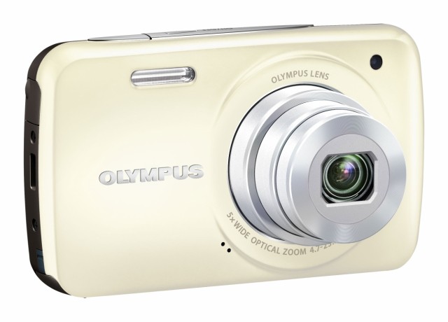 【中古】 ホワイト OLYMPUS デジタルカメラ VH-210 ホワイト 1400万画素 光学5倍ズーム DIS ハイビジョンムービー 3.0型LCD 広角26mm 3D