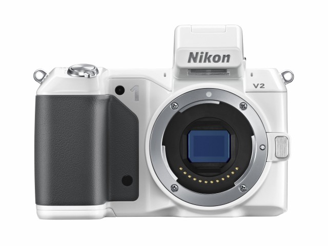 【中古】 ホワイト_ボディ Nikon ミラーレス一眼 Nikon 1 V2 ボディー ホワイト N1V2WH