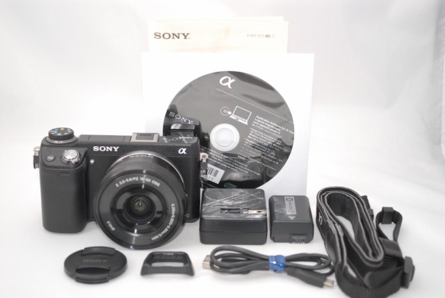 【中古】 SONY ミラーレス一眼カメラ α NEX-6ズームレンズキット ブラック NEX-6L/B