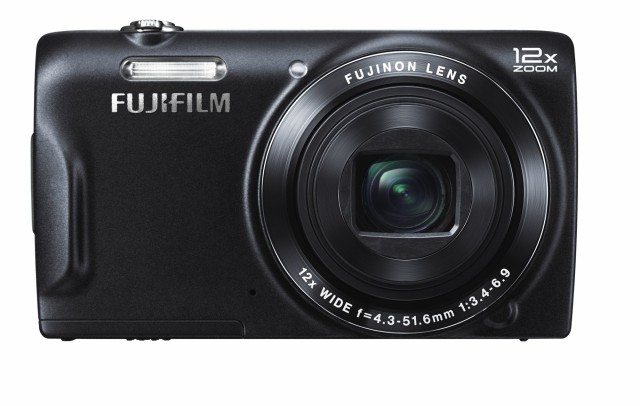 【中古】 ブラック FUJIFILM デジタルカメラ FinePix T500B 光学12倍 ブラック F FX-T500B