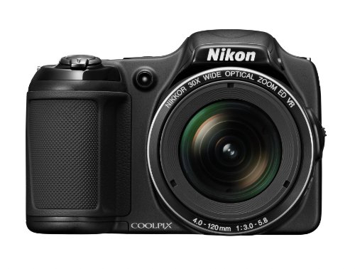 【中古】 ブラック Nikon デジタルカメラ COOLPIX L820 光学30倍ズーム 有効画素数1605万画素 ブラック L820BKの通販は