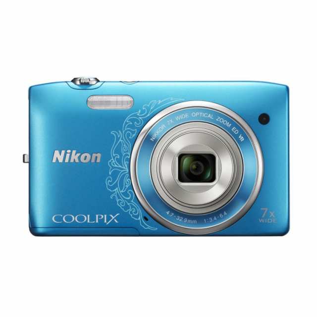 【中古】 オリエンタルブルー Nikon デジタルカメラ COOLPIX S3500 光学7倍ズーム 有効画素数 2005万画素 オリエンタルブルー S3500DBL