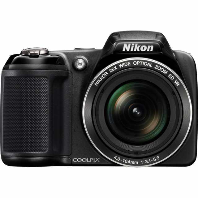 【中古】 Nikon Coolpix L320 16.1MP デジタルカメラ 26倍光学ズーム付き - ブラック