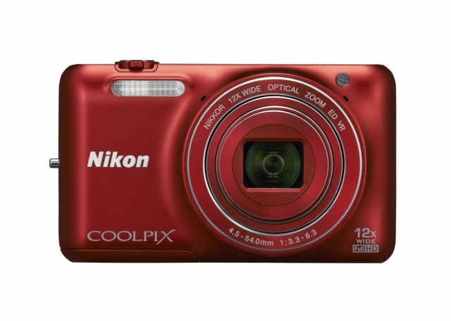 【中古】 ラズベリーレッド Nikon クールピクス S6600RD ラズベリーレッド