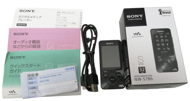 【中古】 ブラック SONY ウォークマン Sシリーズ 32GB ブラック NW-S786/B