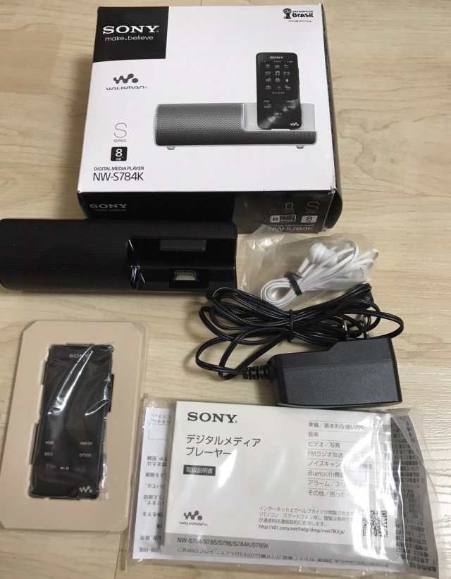 【中古】 スピーカー付き_ブラック SONY ウォークマン Sシリーズ 8GB スピーカー付 ブラック NW-S784K/B