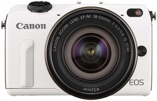 【中古】 ホワイト_18-55レンズキット Canon ミラーレス一眼カメラ EOS M2 EF-M18-55 IS STM レンズキット(ホワイト) EF-M18-55mm F3.5-5