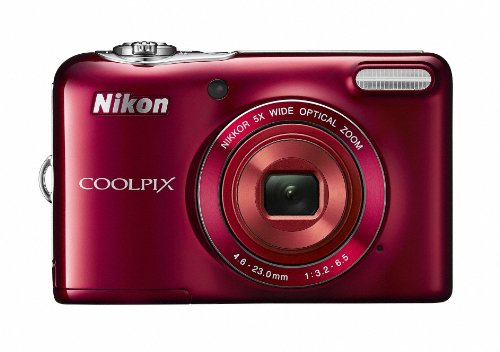 【中古】 レッド Nikon デジタルカメラ COOLPIX L30 5倍ズーム 2005万画素 乾電池タイプ レッド L30RDの通販は
