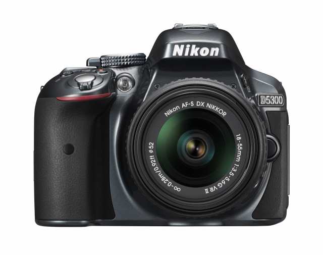 【中古】 グレー_18-55 VR II レンズキット Nikon デジタル一眼レフカメラ D5300 18-55mm VR II レンズキット グレー 2400万画素 3.2型液