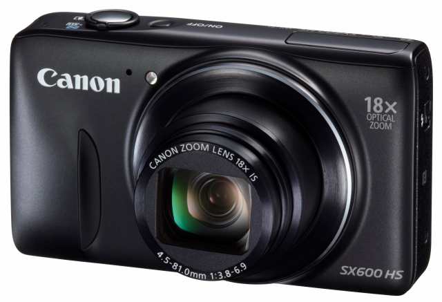 【中古】 ブラック Canon デジタルカメラ Power Shot SX600 HS ブラック 光学18倍ズーム PSSX600HS(BK)