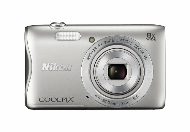 【中古】 シルバー Nikon デジタルカメラ COOLPIX S3700 シルバー 光学8倍ズーム 2005万画素 S3700SL