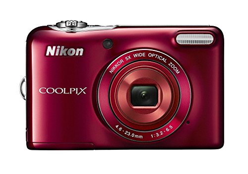 【中古】 レッド Nikon デジタルカメラ COOLPIX L32 レッド 光学5倍ズーム 2005万画素 乾電池タイプ L32RD