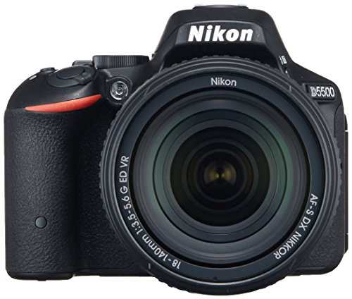 【中古】 通常品_18-140 VR レンズキット_ブラック Nikon デジタル一眼レフカメラ D5500 18-140 VR レンズキット ブラック 2416万画素 3.