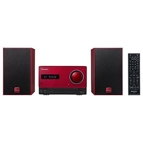 【中古】 レッド パイオニア X-CM35 CDミニコンポ Bluetooth搭載/AM/FM対応 レッド X-CM35-R