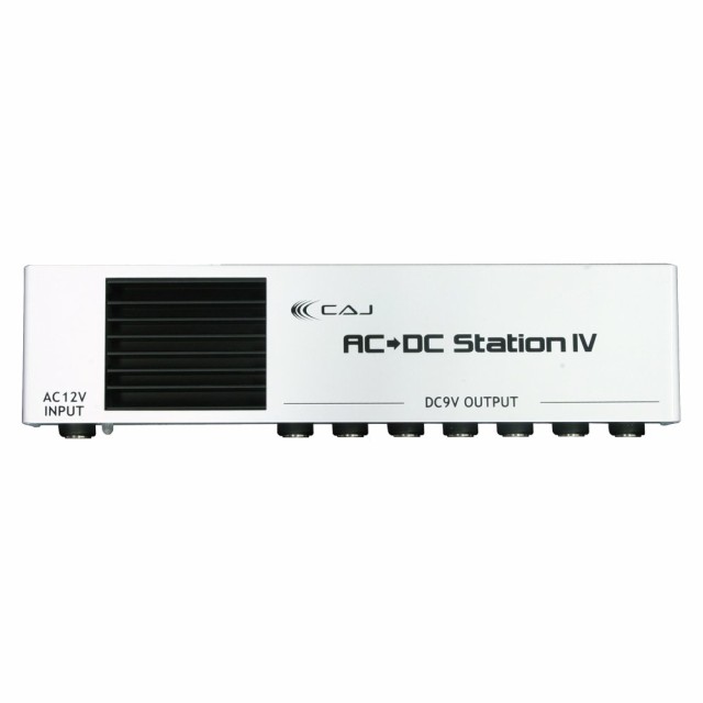 【中古】 ホワイト CAJ カスタムオーディオジャパン エフェクター用パワーサプライ AC/DC Station IV White (アダプター、DCケーブル付き