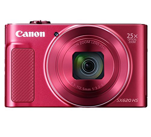 【中古】 レッド Canon コンパクトデジタルカメラ PowerShot SX620 HS レッド 光学25倍ズーム/Wi-Fi対応 PSSX620HSRE