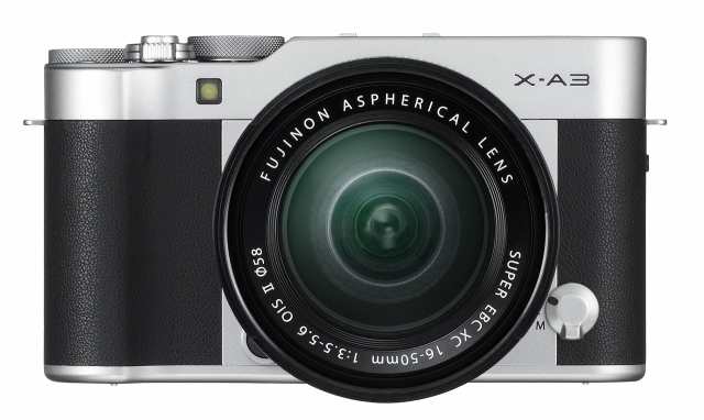 【中古】 シルバー_レンズキット 富士フイルム(FUJIFILM) ミラーレス一眼 X-A3 レンズキット シルバー X-A3LK-XC-S