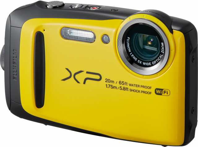 【中古】 イエロー_単品 FUJIFILM デジタルカメラ XP120 イエロー 防水 FX-XP120Y