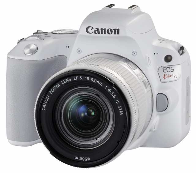 【中古】 ホワイト_レンズキット_単品 Canon デジタル一眼レフカメラ EOS Kiss X9 ホワイト レンズキット EF-S18-55 F4 STM付属 KISSX9WH