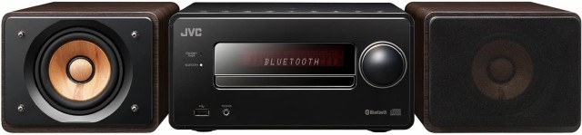 【中古】 ブラック_Bluetooth搭載 JVCケンウッド JVC EX-S55-B ウッドコーンシリーズ Bluetooth搭載 ハイレゾ音源再生 録音対応USB端子搭