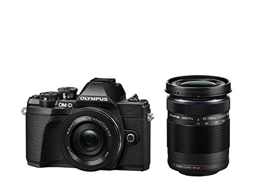 【中古】 ブラック_ダブルズームキット_本体のみ OLYMPUS ミラーレス一眼カメラ OM-D E-M10 MarkIII EZダブルズームキット ブラック