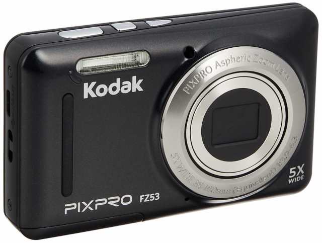 【中古】 ブラック_単品 コダック コンパクトデジタルカメラKodak PIXPRO FZ53 ブラック