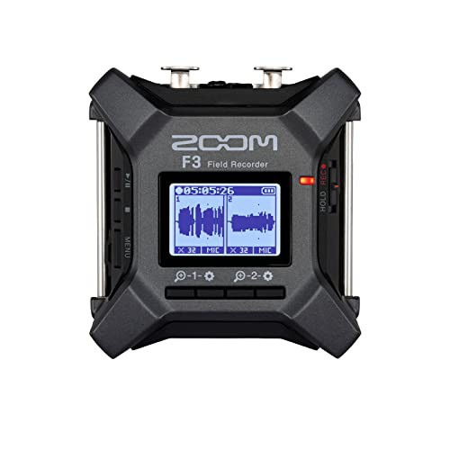 【中古】 ZOOM ズーム フィールドレコーダー 2チャンネル入力32bitフロート録音 202発売 F3 黒