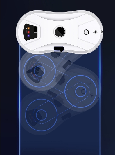 20%超還元セレクト】自動水スプレー付きウィンドウクリーナーロボット