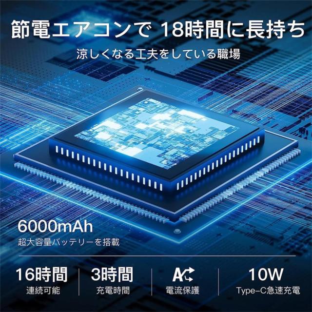 【20%超還元セレクト】ネッククーラー 首掛け扇風機 冷却プレート 3つ冷却プレート 半導体冷却 長時間 強力 四風道送風 冷房 暖房 ネックヒーター 冷感 半導体冷却扇風機 LED表示 ネックエアコン LED付き 急速充電 羽なし 軽量 LED付き 静音 熱中症対策グッズ プレゼント_3