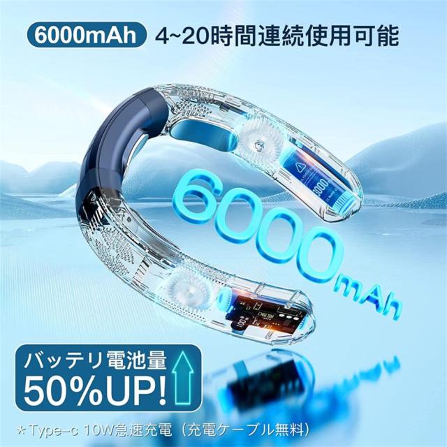 【20%超還元セレクト】ネッククーラー 首掛け扇風機 冷却プレート 3つ冷却プレート 半導体冷却 長時間 強力 四風道送風 冷房 暖房 ネックヒーター 冷感 半導体冷却扇風機 LED表示 ネックエアコン LED付き 急速充電 羽なし 軽量 LED付き 静音 熱中症対策グッズ プレゼント_5