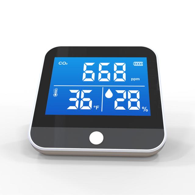 【10%超還元セレクト】CO2濃度測定器 ユアチェッカー YourChecker 二酸化炭素濃度計 3-in-1 co2 二酸化炭素チェッカー 室温計 湿度計 USB 充電式　ユアショップ　保証付 co2濃度 センサー 温度計 湿度計_9