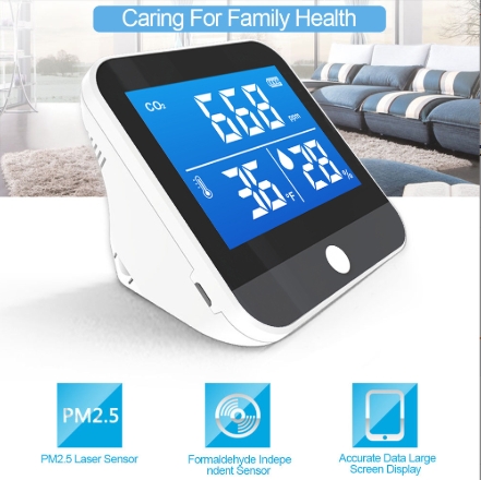 【10%超還元セレクト】CO2濃度測定器 ユアチェッカー YourChecker 二酸化炭素濃度計 3-in-1 co2 二酸化炭素チェッカー 室温計 湿度計 USB 充電式　ユアショップ　保証付 co2濃度 センサー 温度計 湿度計_5