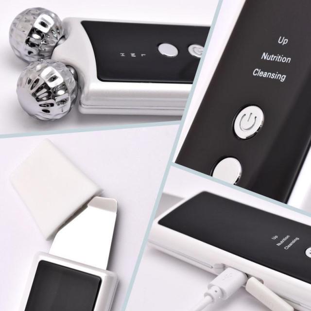 10%超還元セレクト】美顔器 イオン導入 ウォーターピーリング EMS 美顔